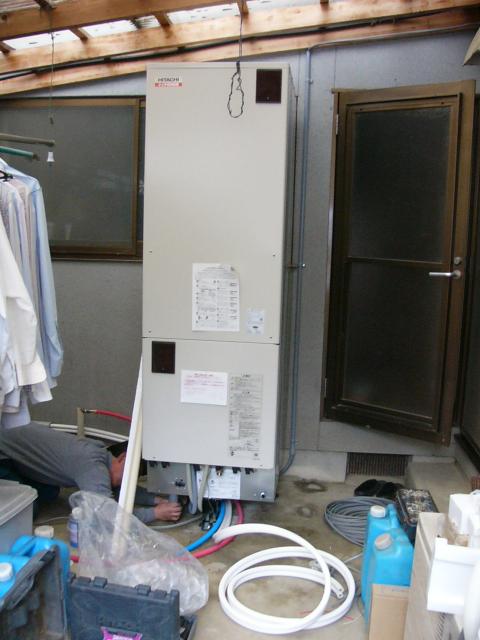 高取町で井戸水対応エコキュートを設置させていただきました。