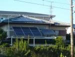 高槻市赤大路町で3.29kw太陽光発電システム設置工事