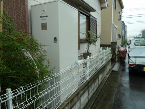 大阪府茨木市でエコキュートを取り付けるオール電化工事
