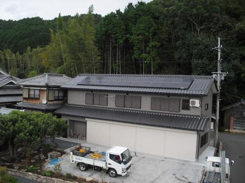 兵庫県丹波市M様邸太陽光発電