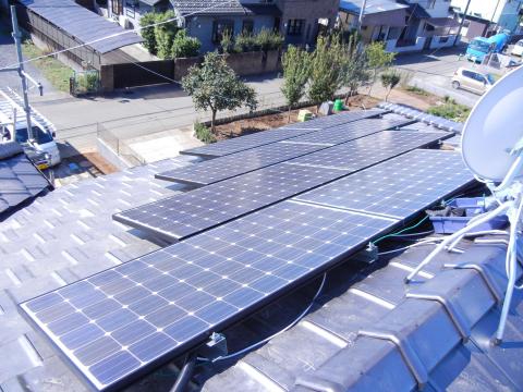 栃木県小山市T様邸　太陽光発電システム設置工事