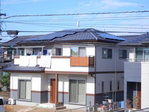 栃木県小山市T様邸　太陽光発電システム設置工事