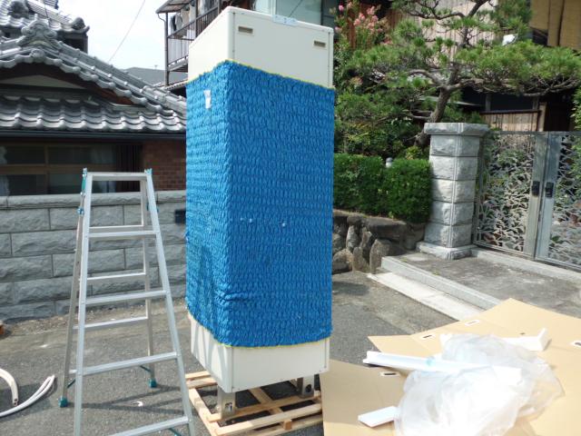 箱だし後に、搬入時、製品保護対策♪