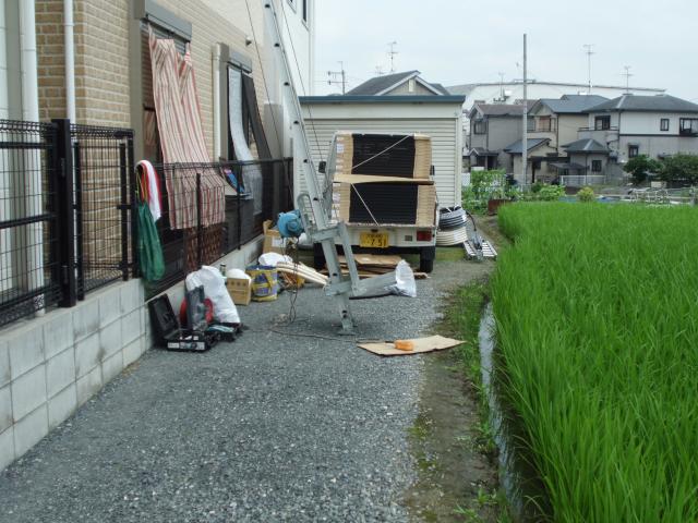 パネル搬入状況