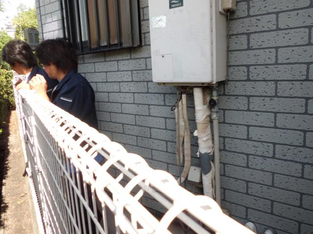 ガス給湯器⇔エコキュート入れ替え:前