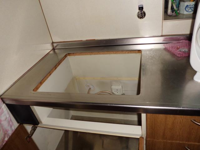 ガスコンロ撤去完了!