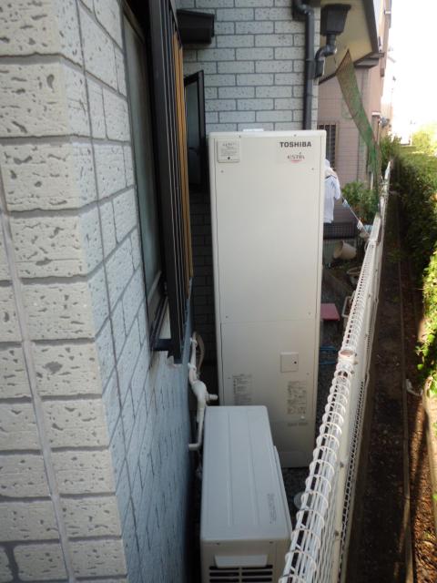 エコキュート設置完了です。