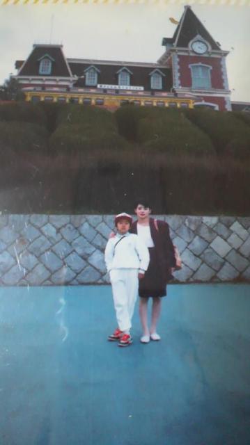 奈良ドリームランドにて・・・長男(小5当時)に不評の部長:ショートカット