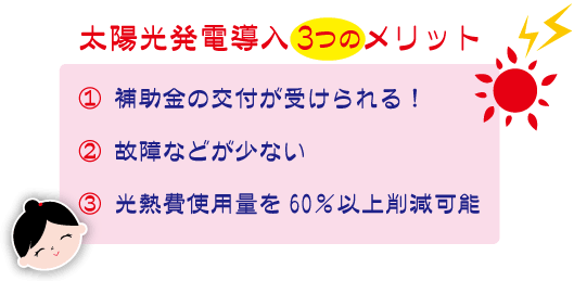 太陽光発電システム:推進