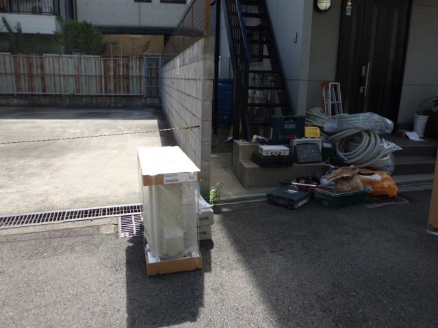 エコキュート入替：機材一式到着！