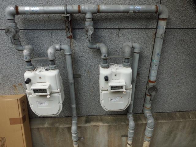 都市ガス・検針メーターＢｅｆｏｒｅ