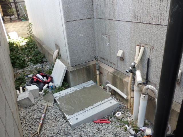 コンクリート型枠・乾燥待機