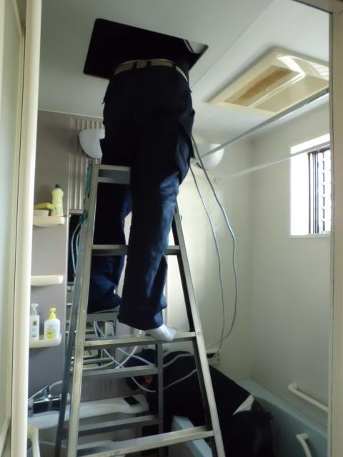 エコキュート配線処理業務