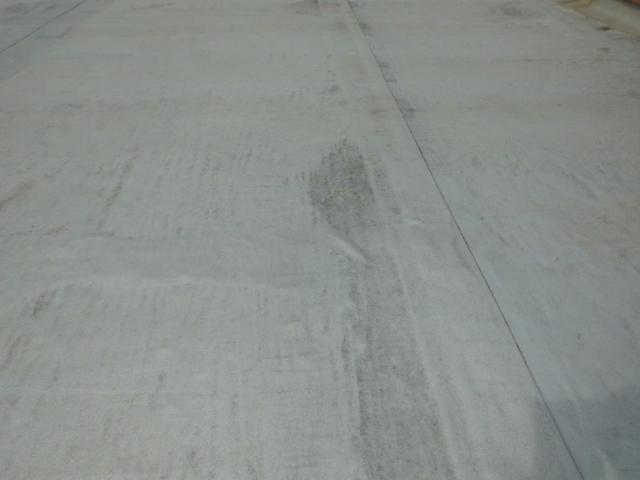 会長邸の屋上：］防水加工予定