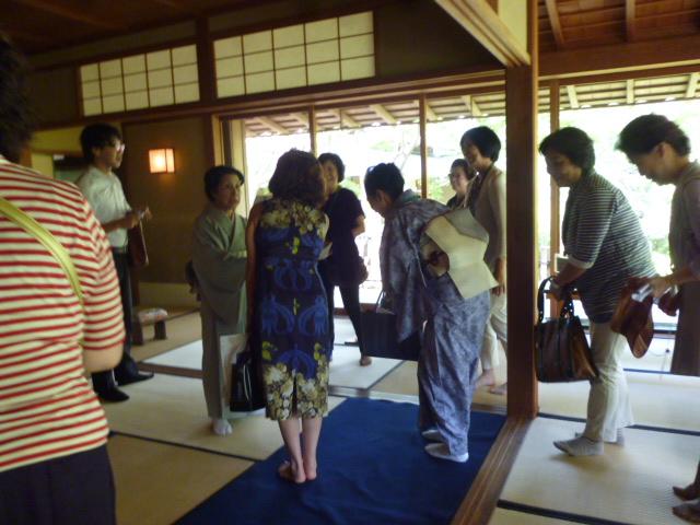 一席後の家人さまとご挨拶など