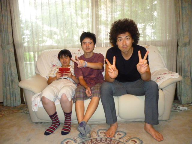 寺西邸・リビングにて