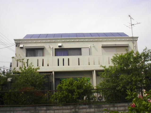 陸屋根・【太陽光発電システム】異常なく!