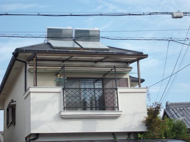 大阪府茨木市豊川町・Iさま邸:Before「太陽熱温水器」