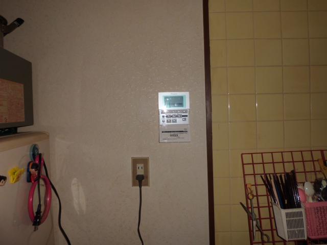 台所リモコン新設完成!