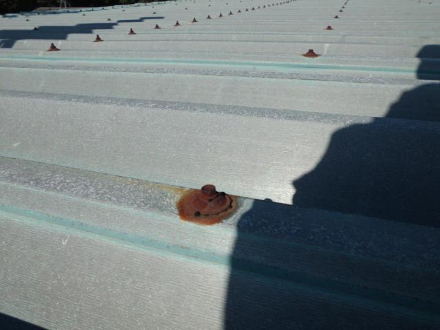 折板屋根の状態Before