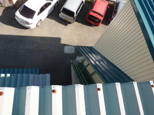 足場設置予定周辺