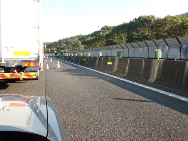 集中工事に遭遇にて、停滞中!