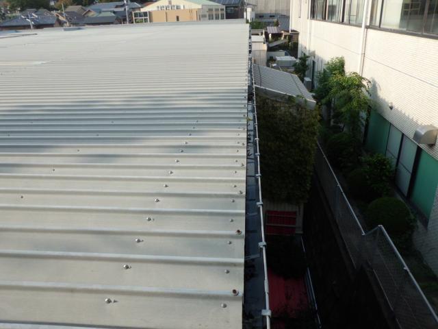 折板屋根の状態Before