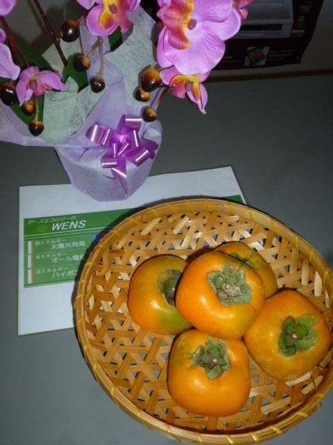 お裾分けの柿!!