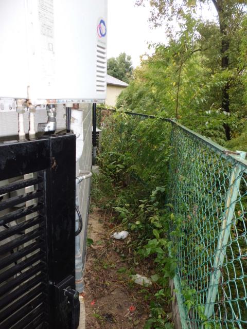 ガス給湯器の箇所・Before