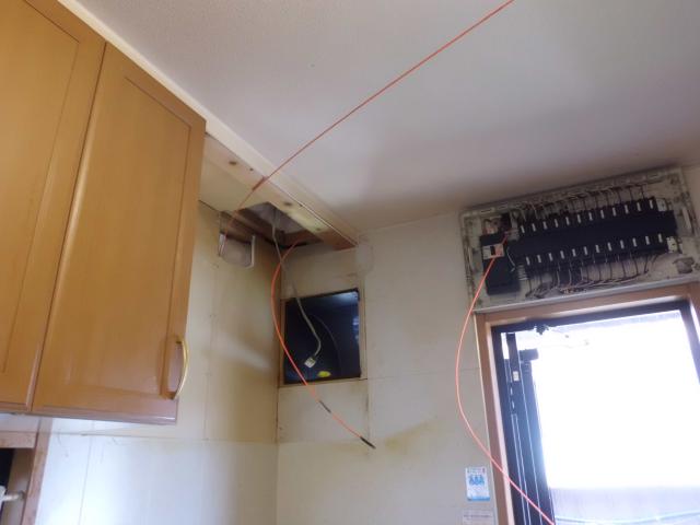 隠蔽配線工事④