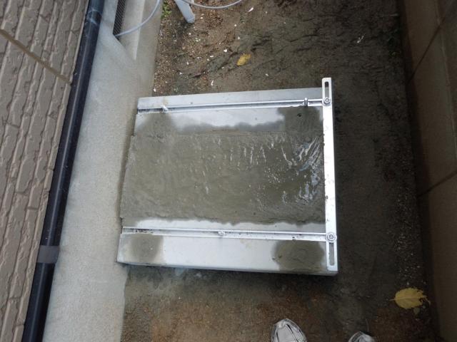 型枠へのコンクリート流し込み作業まで