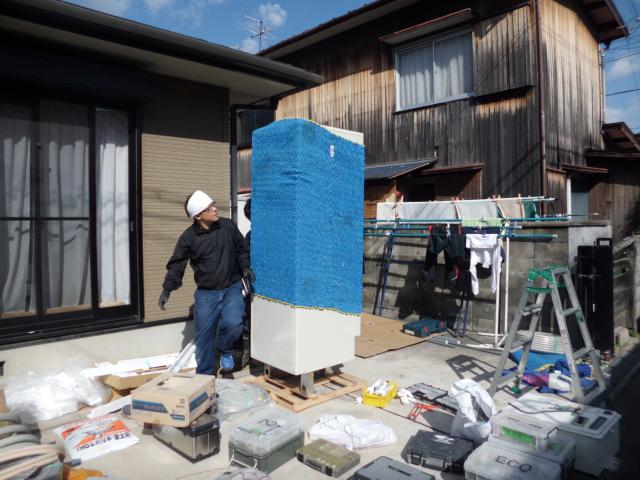 【オール電化】日和の中で、作業はスムーズ！！