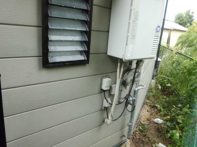 都市ガスの給湯器・Before