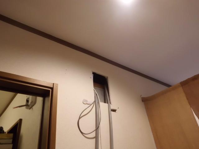 パワーコンの配線工事