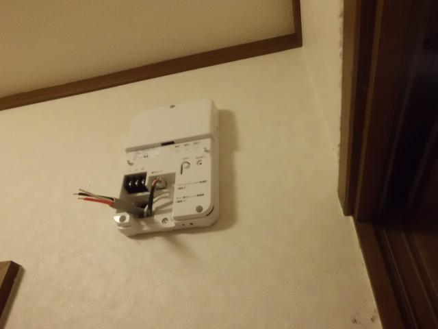 センサーの配線工事!