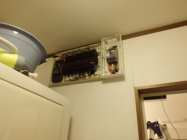 ブレーカー増築配線作業