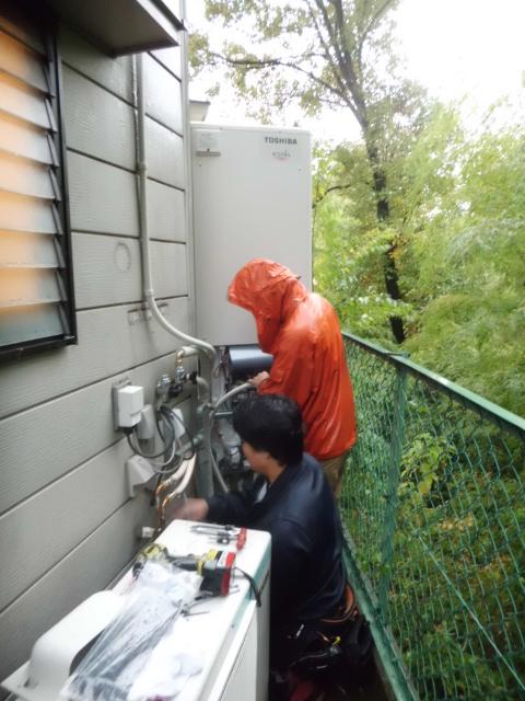 配線・配管接続作業