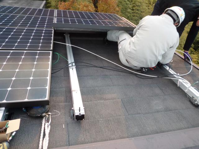 モジュール設置作業