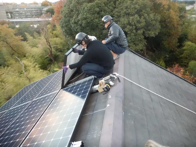 モジュール設置作業⑧