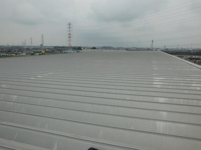 倉庫屋上・折半屋根Before