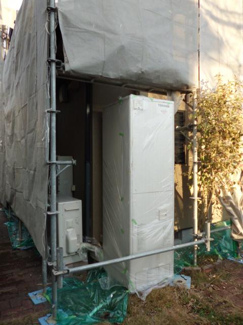 養生シート&足場設置or塗装料防御対策