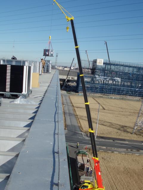 モジュールの搬入作業!