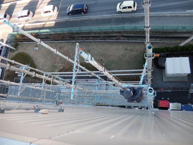 足場作業設置Before