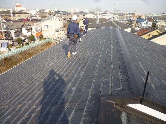 雨上がりの屋根Bef0re