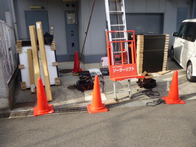 製品一式の到着・搬入!!