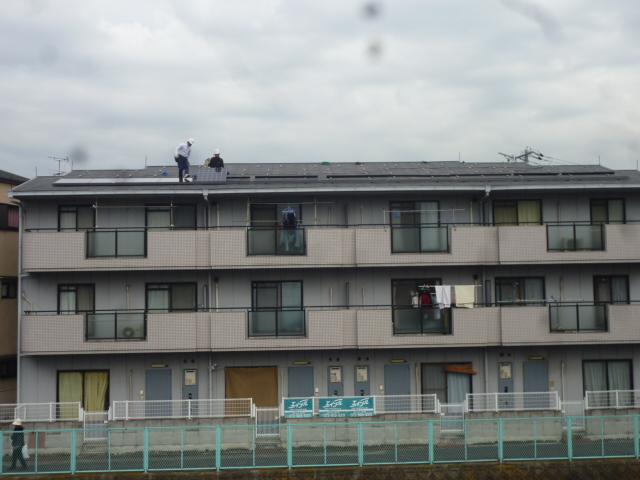 モジュール板の設置開始!!