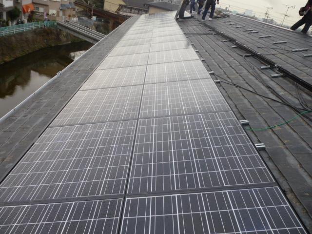 着々とモジュールの設置