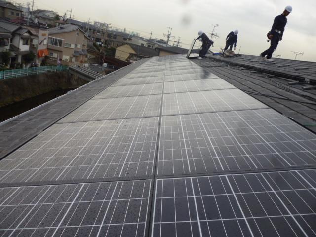 着々とモジュールの設置