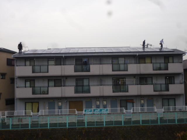 モジュール設置の終盤戦!