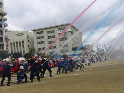 茨木市中央グランドにて、